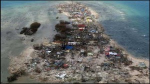 The destruction after typhoon Haiyan looked like this . Credits Reuters. 